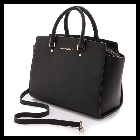 Michael Kors Selma Large Satchel 3D Floral Strap - Picture 4 of 13